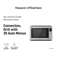 Panasonic NN-CD87KSYPQ 34L Convection Microwave Oven Genius Sensor for Smart Cooking