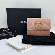 CHANEL 19 口蓋零錢包