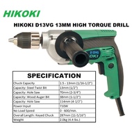 HIKOKI D13VG 13MM 710W HIGH TORQUE DRILL