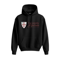 Hoodie University of DURHAM England UK Unisex Sweater Fleece Black Black Cloth