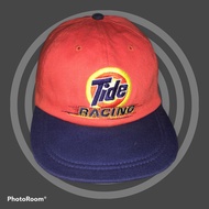 Vintage 90s Tide Racing NASCAR Scrunch cap