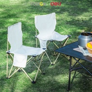 Deli Camping Chair Folding Chair Outdoor Portable Chair Foldable Chair for Camping Beach