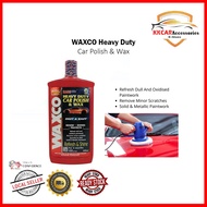 Waxco Heavy Duty Car Polish & Wax (500ml) Kilat Kereta Motor Car Detaling Care 2 in 1