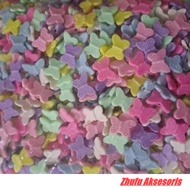 1 Pound Pastel Butterfly Beads