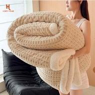 Waffle Blanket Soft Rabbit Blanket Winter Blanket 5 Feet 6 Feet 6.5 Feet