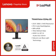 LENOVO MONITOR THINKVISION E24q-20 62CFGAR1WW | 23.8" | IPS | 16:9 | 2560x1440 | 4 ms (Extreme mode)