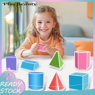 <Pluscloth> 3d Geometry Model Kit 8/12/16/20 Solid Shapes for Math Learning Volume Surface Area Teac
