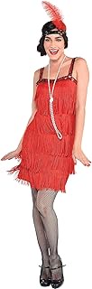 amscan Standard Adult Red Flapper Dress