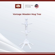 Vantage Wooden Mug Tree(Mug Rack Holder-without Mug)