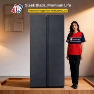 Hisense Peti Sejuk 510L Inverter Pro Refrigerator Side By Side Fridge 冰箱