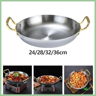 [ Korean Ramen Pot Kimchi Soup Pot Induction Cooker Gas Household Seafood Pot Stainless Steel for No