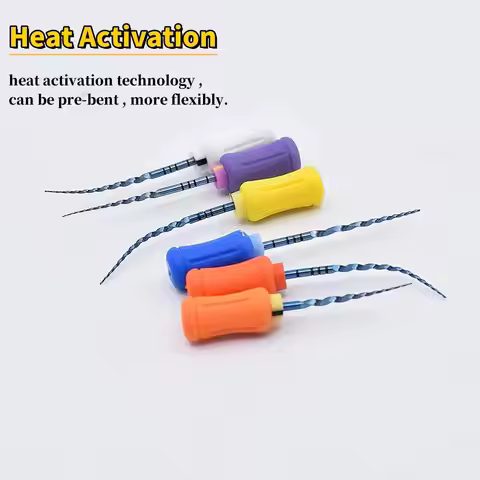 6 PCS/Box Dental Endodontics NiTi Blue Hand Use Super Files SX-F3 25/21mm Root Canal Endo Files