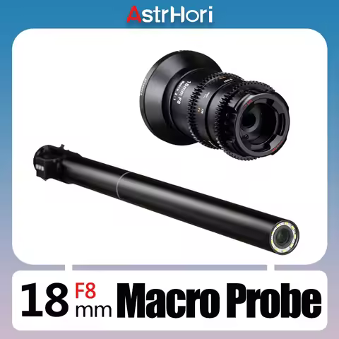 AstrHori APS-C 18mm F8 Macro 2X Probe Camera Lens Front Waterproof Design for Macro Photogtaphy with