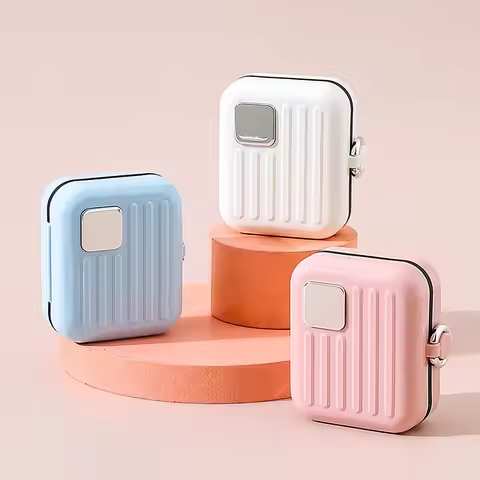 Portable Mini Travel Medicine Box Seven-Day Tablet Organizer Jewelry Storage Container Compact Drug 
