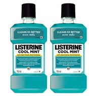 Listerine Cool Mint Mouthwash 750ml [Twin Pack]