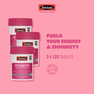 [EXP 31 JUL 2027] [Triple Pack] Swisse Ultivite Women's Multivitamin 120 Tabs