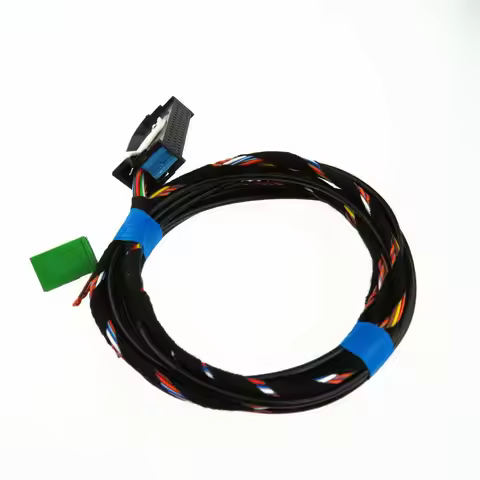 1K8035730D Car 9W2 RCD510 RNS510 Bluetooth Cable Harness Wiring for VW Passat B6 B7 Golf MK5 MK6 Tig