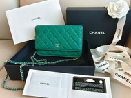 ✅正版❤️ 💚Chanel WOC ✨（珍珠光魚子醬紋牛皮）WOC