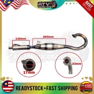 -0090- Exhaust pipe racing custom for pocket bike mini bike 47cc 49cc