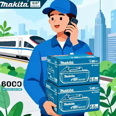 NEW Original Makita 18V Lithium Battery 5AH 6AH 9AH BL1860B BL1850B bl1840 battery 100%Makita BL1860