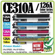 Compatible to H* 126A CE310A laserjet pro color MFP M175a M175nw M275nw CP1025 CP1025nw Color H*126A