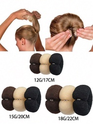 12G/15G/18G/17CM/20CM/22CM, DIY Styrofoam Ring Clasp, Donut Bun Ponytail Stand, Three Colors And Thr