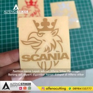 Scania Mid Logo Stickers |  Cutting Sticker Bus