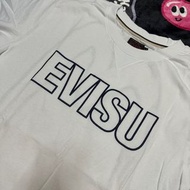 EVISU 白色刺繡T恤