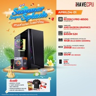 iHAVECPU คอมประกอบ APRD4-01 RYZEN 5 PRO 4650G / ONBOARD / B450M / 16GB DDR4 3200MHz (SKU-240417897)