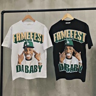 Men's loose t-shirt with Dababy print - [21centuryz]