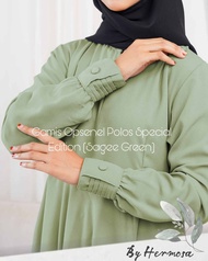 gamis polos Sage green wolly-gamis opnesel hermosa warna Sage green-gamis syari Sage green umbrella