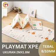 Gembrong Baby Playmat Foam XPE 200cmx180cm / Baby Playmat Folding Carpet 10mm 200x180cm