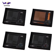 [Simhoa] Men's Gift Set Modern,Creative Watch Box Combination Set Gift Box Men Watch Set for Male An
