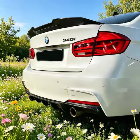 PSM V2 Style Rear Trunk Spoiler Wings For BMW F30 F80 3 Series 316d 318i 320i 330i 325i 320d 340i M3