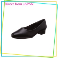 "Fuwarak Wide Comfort 5E Waterproof Low-Heel Pumps - 2.5cm Heel - Black (Size 21.5cm to 25.5cm) FR-1