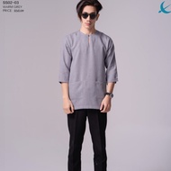 KURTA HAKEEM ( WARM GREY ) BY ELRAH