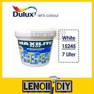 DULUX 7L Maxilite Plus Emulsion White Water Based Paint Cat Kapur