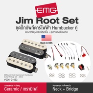 EMG® Jim Root Daemonum ปิ๊กอัพกีตาร์ไฟฟ้า รุ่นศิลปิน Humbucker แบบเซ็ต วัสดุ Ceramic สี Zebra (HH Co