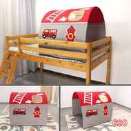 Tent Bed Canopy for Kids Half Height Pure Cotton Protection against Falling Sunlight Windproof Fall