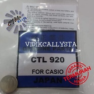 CASIO PANASONIC CAPACITOR SOLAR BATTERY RECHARGEABLE LITHIUM CTL 920F
