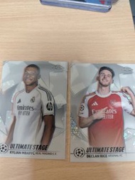 Topps Chrome Ultimate Stage Kylian Mbappe & Declan Rice 球員卡 足球卡 平價
