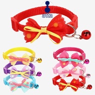 atta Lace Bowknot Pet Collar Dog Collar Safety Buckle Neck Collar With Bell Puppy Kitty Accessories