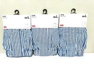 Uniqlo 男內褲  四角內褲  藍色  L號 （3入）