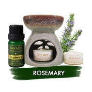 Oil Burner + Rosemary Pure Essential Oil