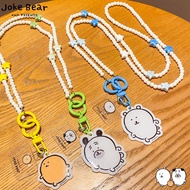 Genuine Self-Deprecating Bears and Friends Series Long Beaded Keychain Cute Cartoon Bear Mobile Phon
