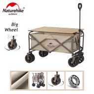 Naturehike Outdoor Camping Wagon Folding Cart Portable Brakable Camping Cart Trolley Lightweight NH1