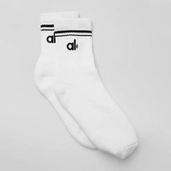 alo Socks Mid-tube Socks Cotton Anti-slip Silicone Towel Bottom Socks Ladies Sports Socks