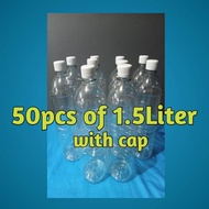 PET Plastic Bottle BOX of 50 (1.5L/1Liter)