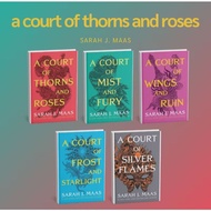 SET a court of thorns and roses by sarah j maas mist and fury wings and ruin frost and starlight sil