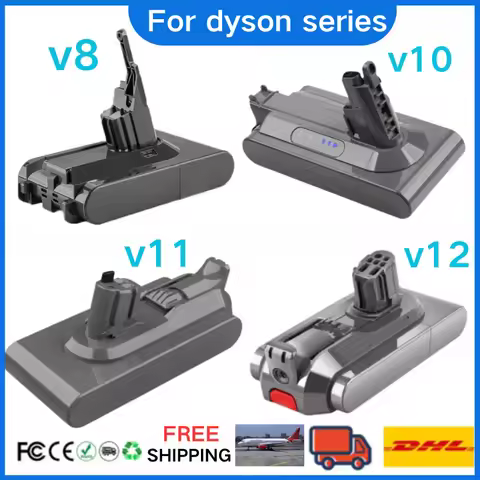 For Dyson V8 V10 V11 V12 12800mAh 21.6V/25.2V battery replacement Dyson V8 vacuum handheld vacuum cl